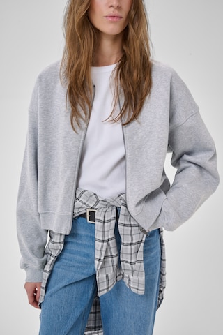 My Essential Wardrobe Sweat jacket 'MWMeta' in Grey