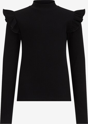 T-Shirt WE Fashion en noir : devant