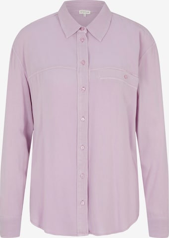 TOM TAILOR Blouse in Purple: front