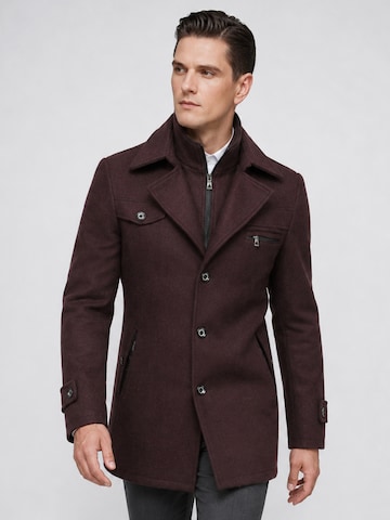 ALLTHEMEN Winter Coat 'Froststille' in Red: front