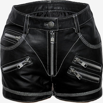 Skinny Pantalon Be Noble en noir : devant
