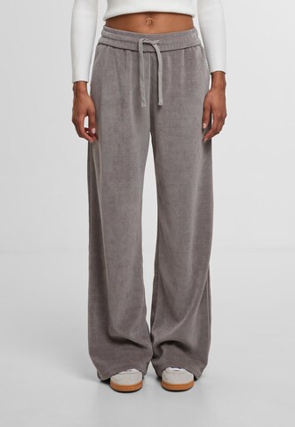 Wide Leg Pantalon Estelou en gris : devant