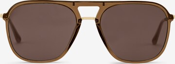 Kapten & Son Okulary przeciwsłoneczne 'Zurich Transparent Caramel Brown' w kolorze brązowy