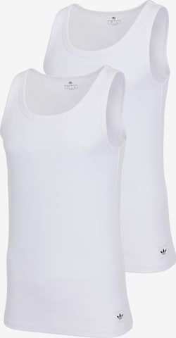 ADIDAS ORIGINALS Undershirt in White: front