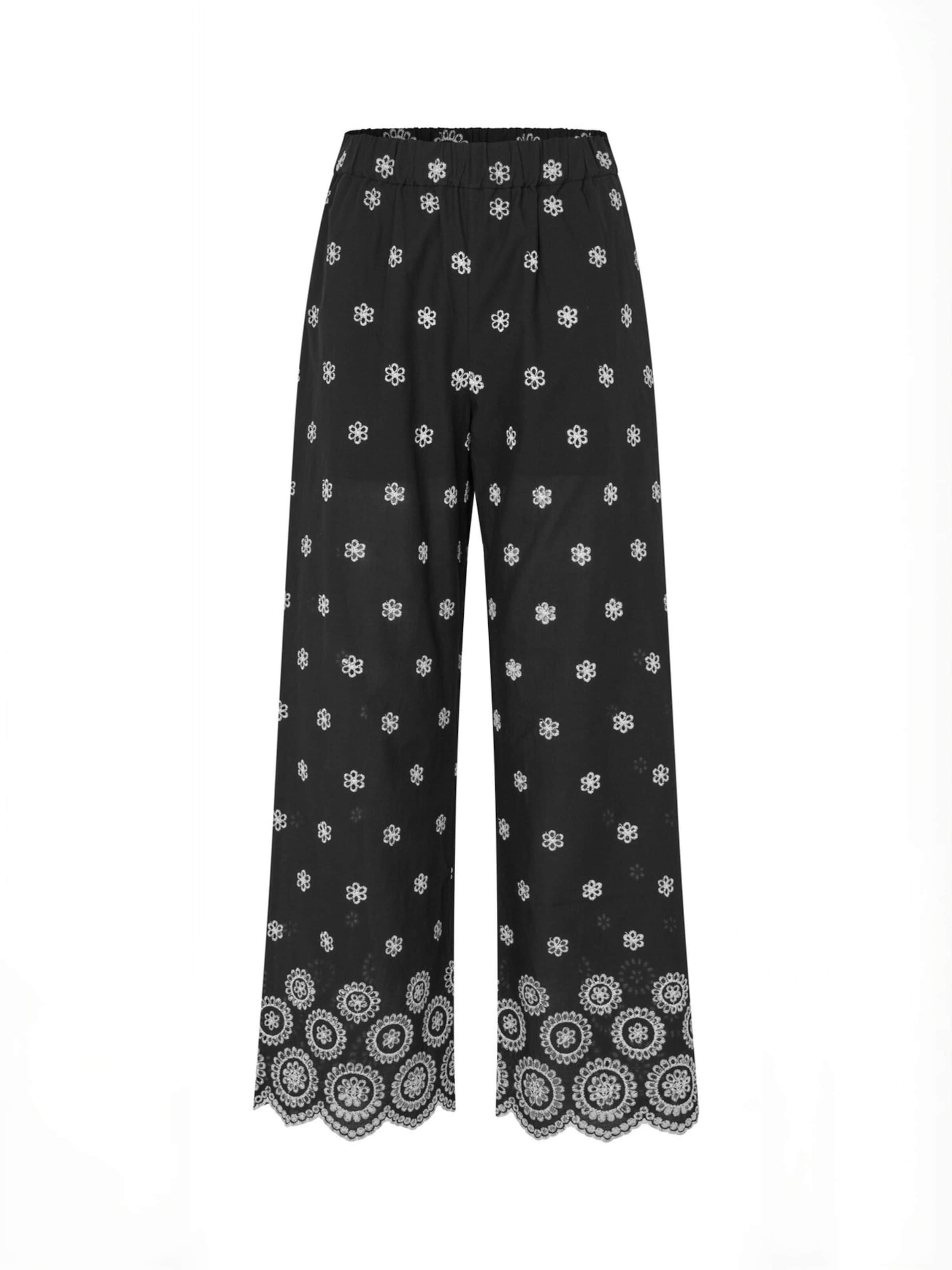 Crās - regular Pantalón ' Lysacras ' en negro: frente