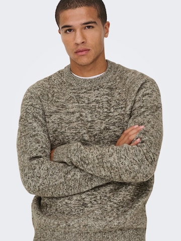 Pullover 'ONSBERNO' di Only & Sons in grigio