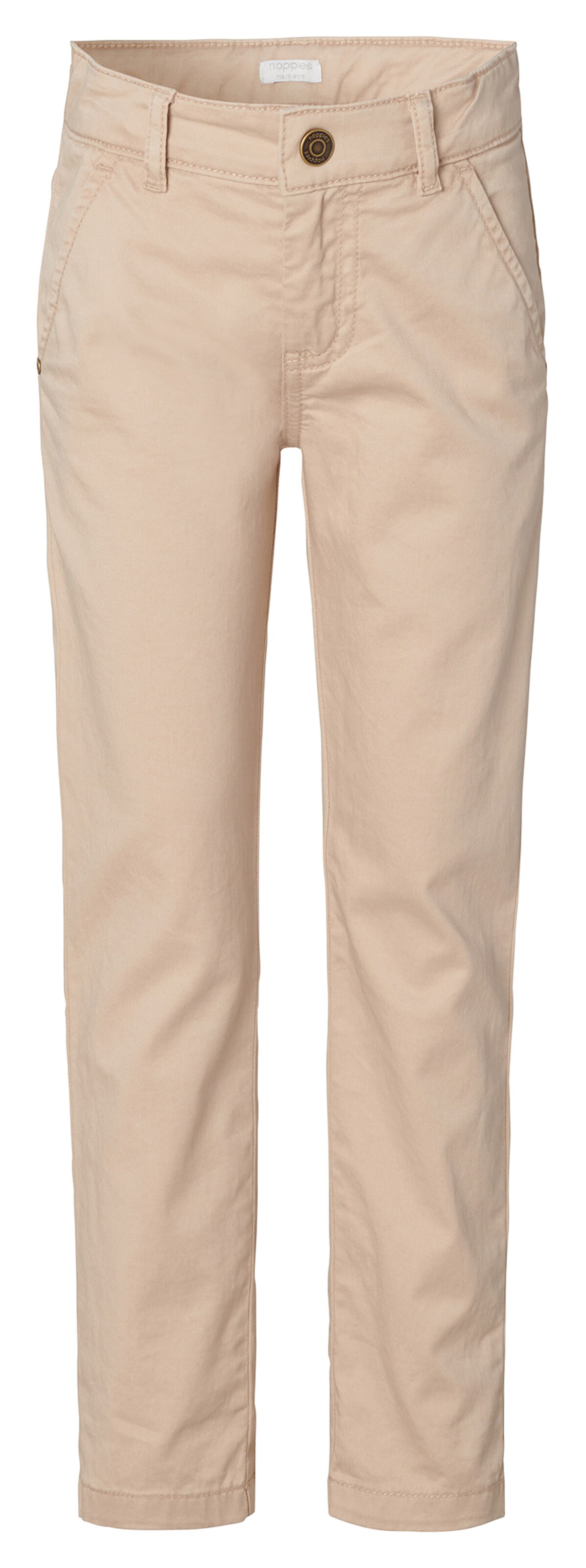Noppies Regular Broek 'Dryden' in Beige: voorkant