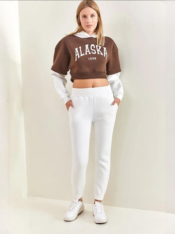 Bianco Lucci Joggingpak in Bruin