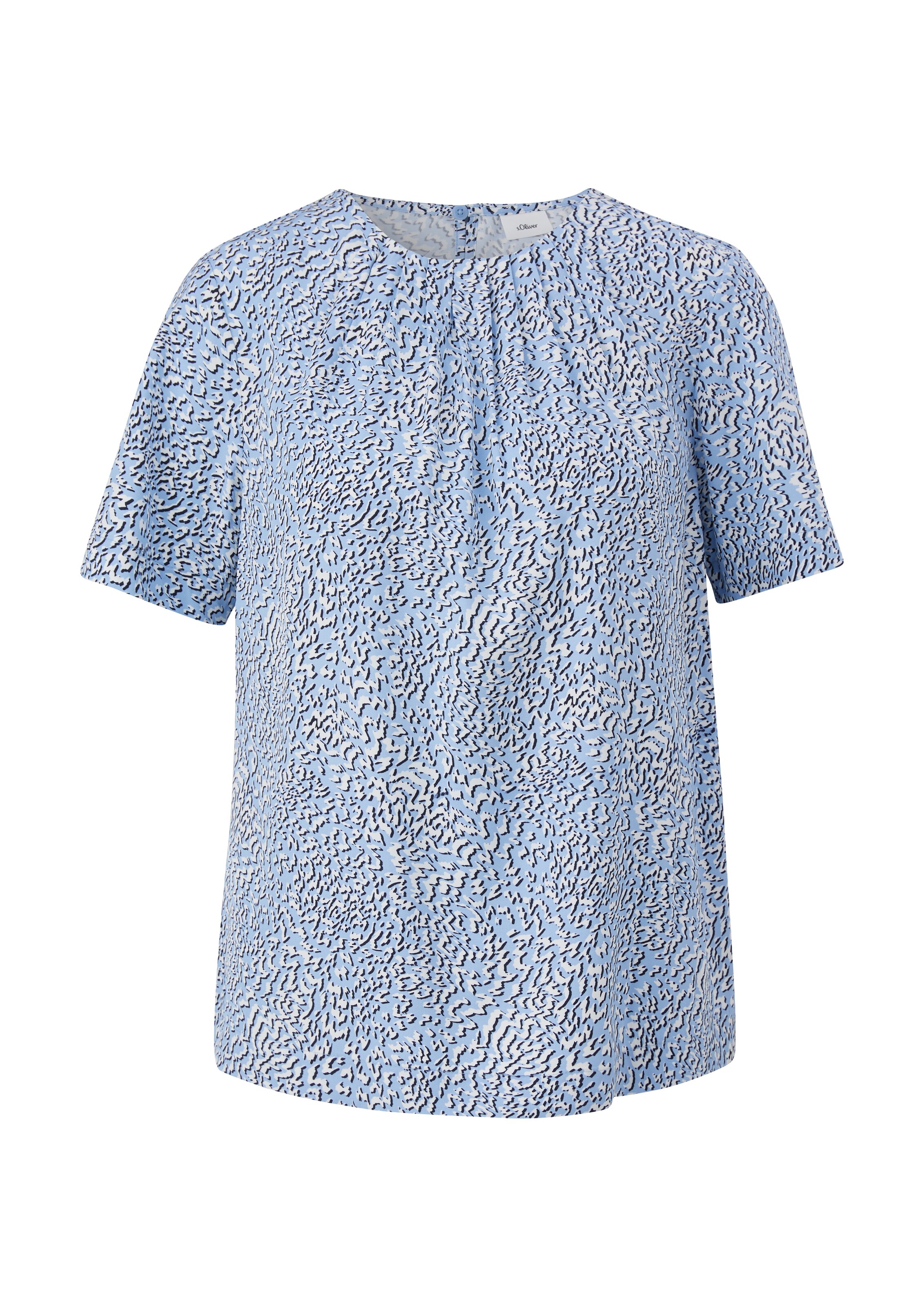 s.Oliver BLACK LABEL Bluse in Blau: Vorderseite