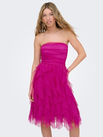 ONLY - Vestido de gala 'ONLSky' en rojo: frente