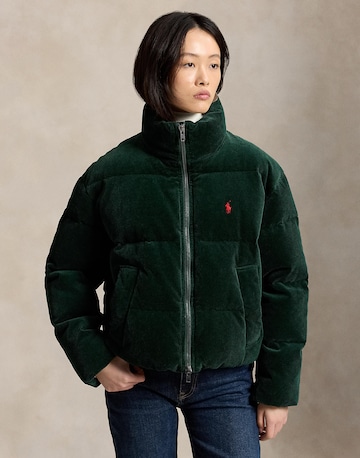 Polo Ralph Lauren Χειμερινό μπουφάν σε πράσινο: μπροστά