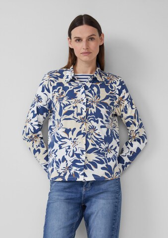 s.Oliver Blouse in Blue: front