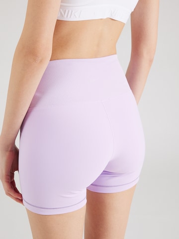 NIKE Skinny Workout Pants 'One' in Purple