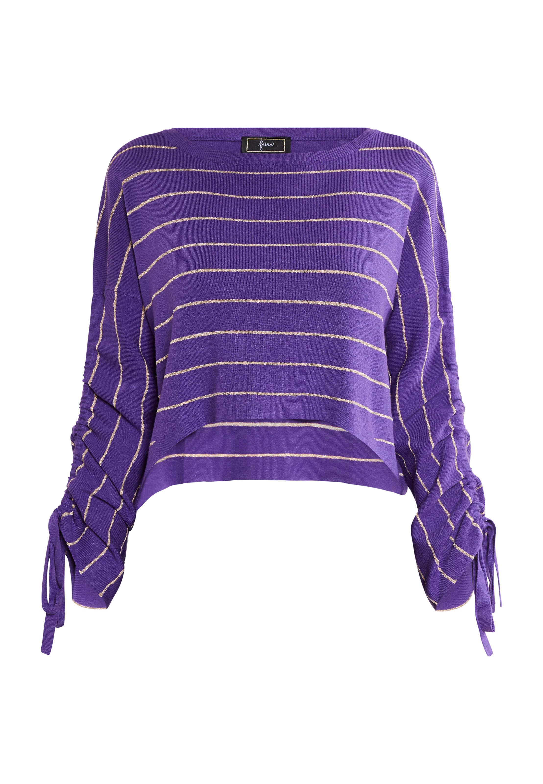 faina Pullover i lilla: forside