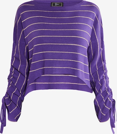 faina Sweater in Gold / Dark purple, Item view