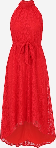 Robe de cocktail Wallis Petite en rouge : devant