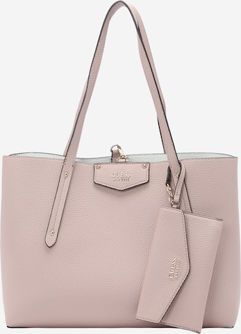 GUESS Nakupovalna torba 'BRENTON' | roza barva