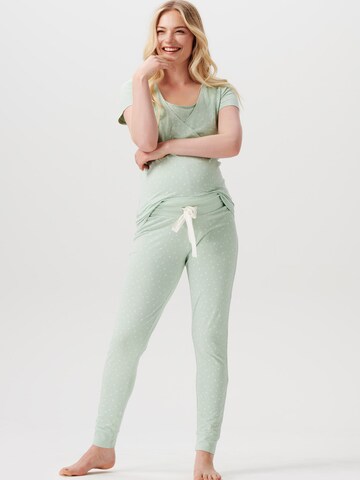 Esprit Maternity Pyjama in Groen: voorkant