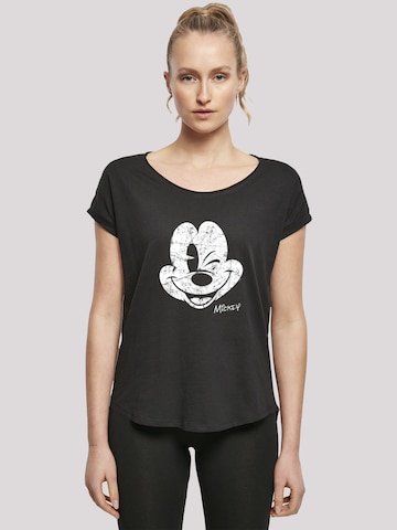 T-shirt 'Micky Maus' F4NT4STIC en noir : devant