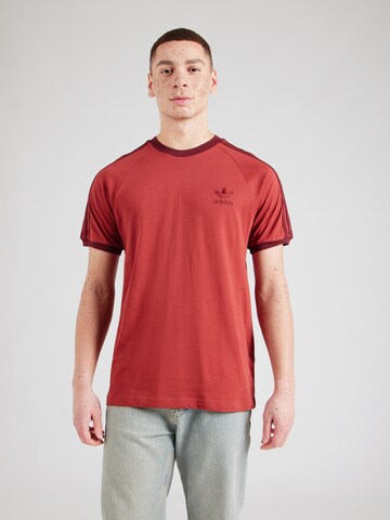 ADIDAS ORIGINALS T-shirt 'Adicolor Classics' i röd: framsida