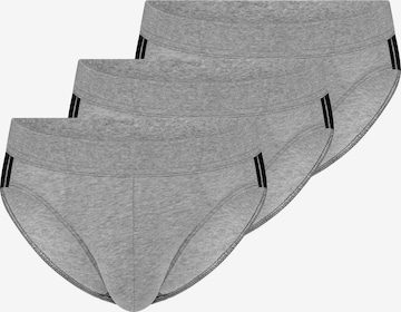 SCHIESSER Slip '95/5 Stretch - Organic Cotton' in Grau: Vorderseite