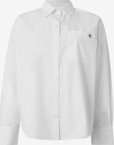 Calvin Klein Jeans Блузка 'Relaxed Monogram' в размере XS-S в Белый, Обзор товара