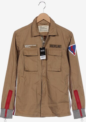 REPLAY Jacket & Coat in S in Beige: front