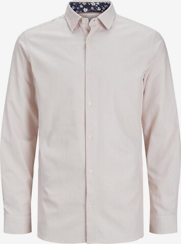 Coupe regular Chemise JACK & JONES en beige : devant