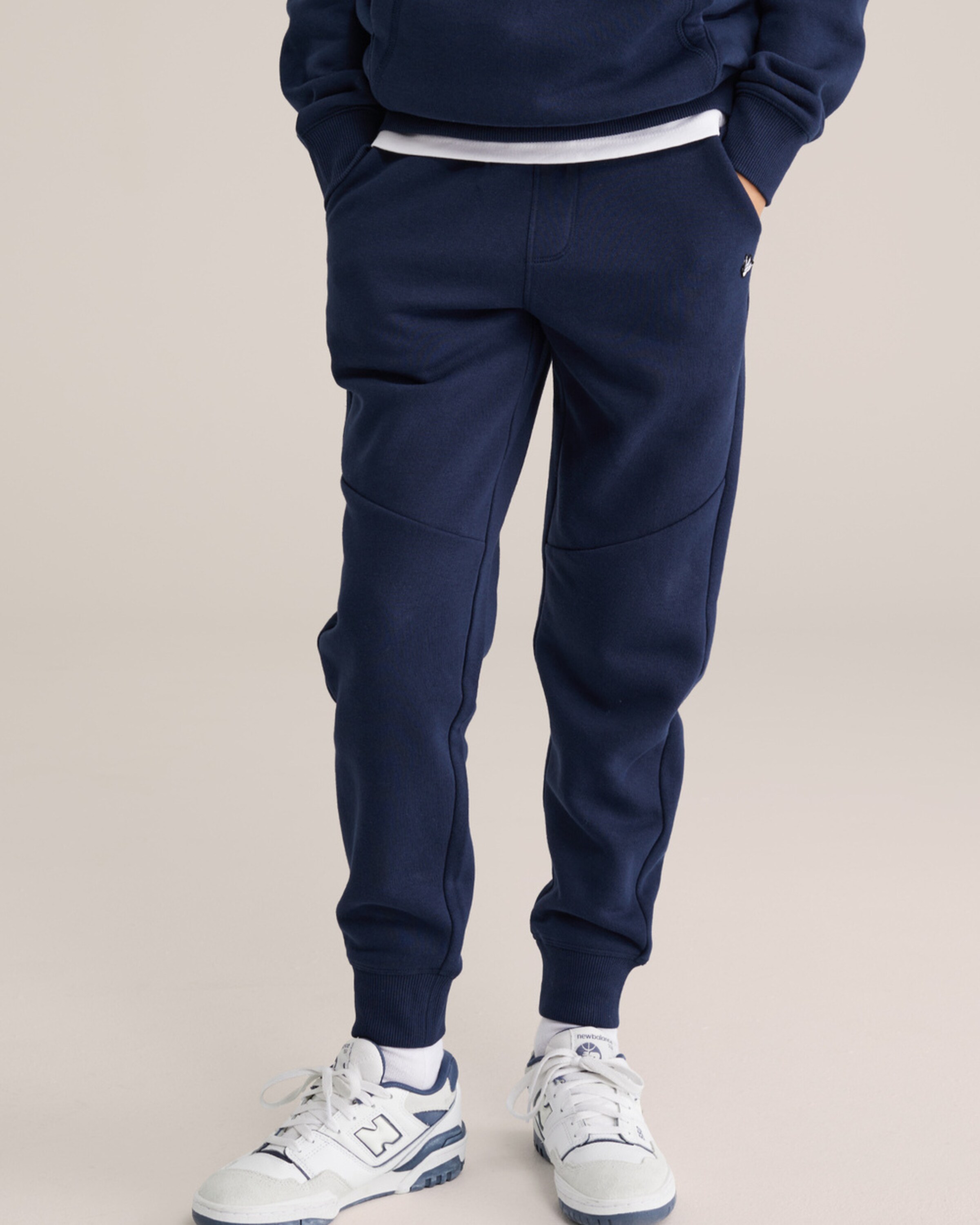 WE Fashion Regular Trousers in Blue