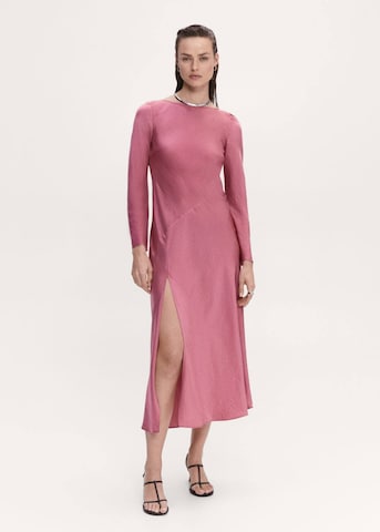 MANGO Sukienka 'Ava' w kolorze różowy: przód