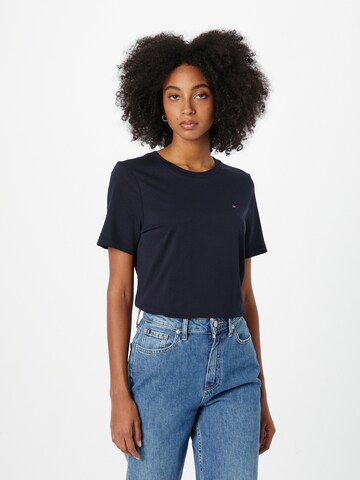 T-shirt TOMMY HILFIGER en bleu : devant