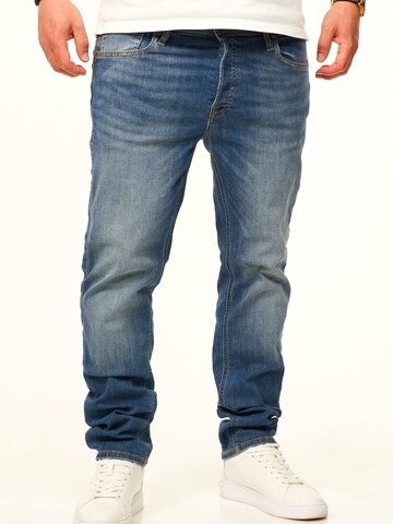 JACK & JONES Tapered Jeans in Blue