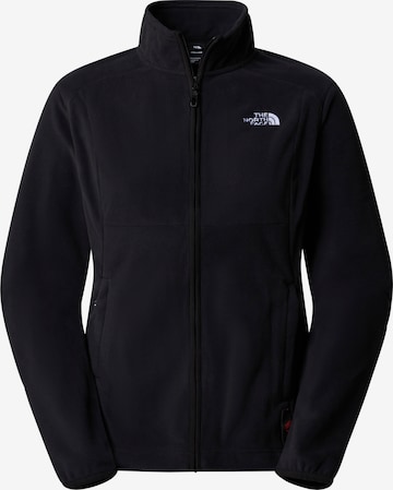 THE NORTH FACE Athletic Fleece Jacket in Black: front