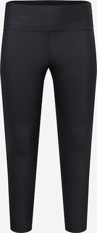 UNDER ARMOUR - Skinny Calças de desporto em preto: frente