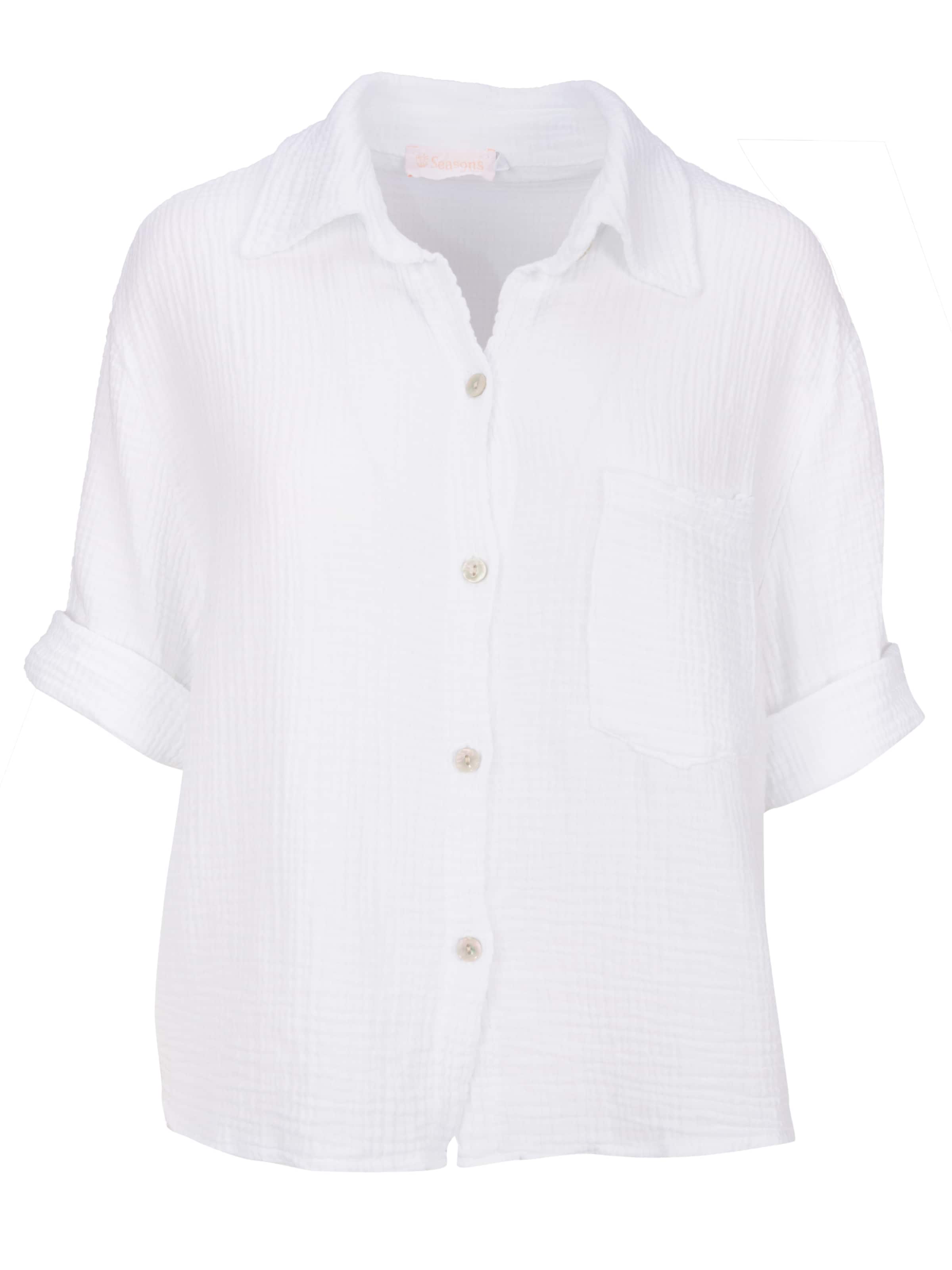 Seasons of April Blouse 'Celina' in White: front