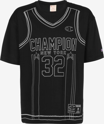 Champion Authentic Athletic Apparel T-Shirt in Schwarz: predná strana