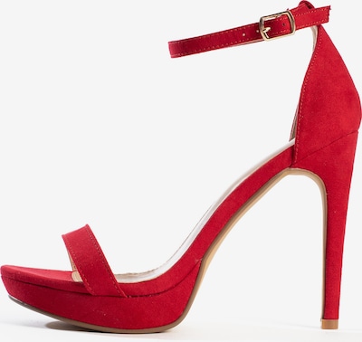 Celena Sandale 'Crystal' in rot, Produktansicht