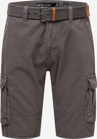 INDICODE JEANS Shorts 'Monroe' in Grau: predná strana