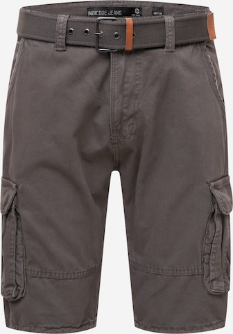 Pantalon cargo 'Monroe' INDICODE JEANS en gris : devant
