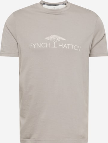 FYNCH-HATTON Μπλουζάκι σε γκρι: μπροστά