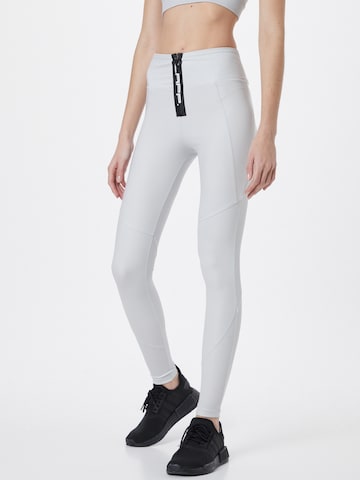 Skinny Pantalon de sport Lapp the Brand en gris : devant