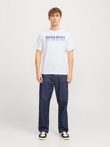 JACK & JONES Koszulka 'JJTEX' w kolorze biały