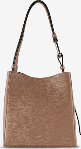 Sac bandoulière FURLA en marron : devant