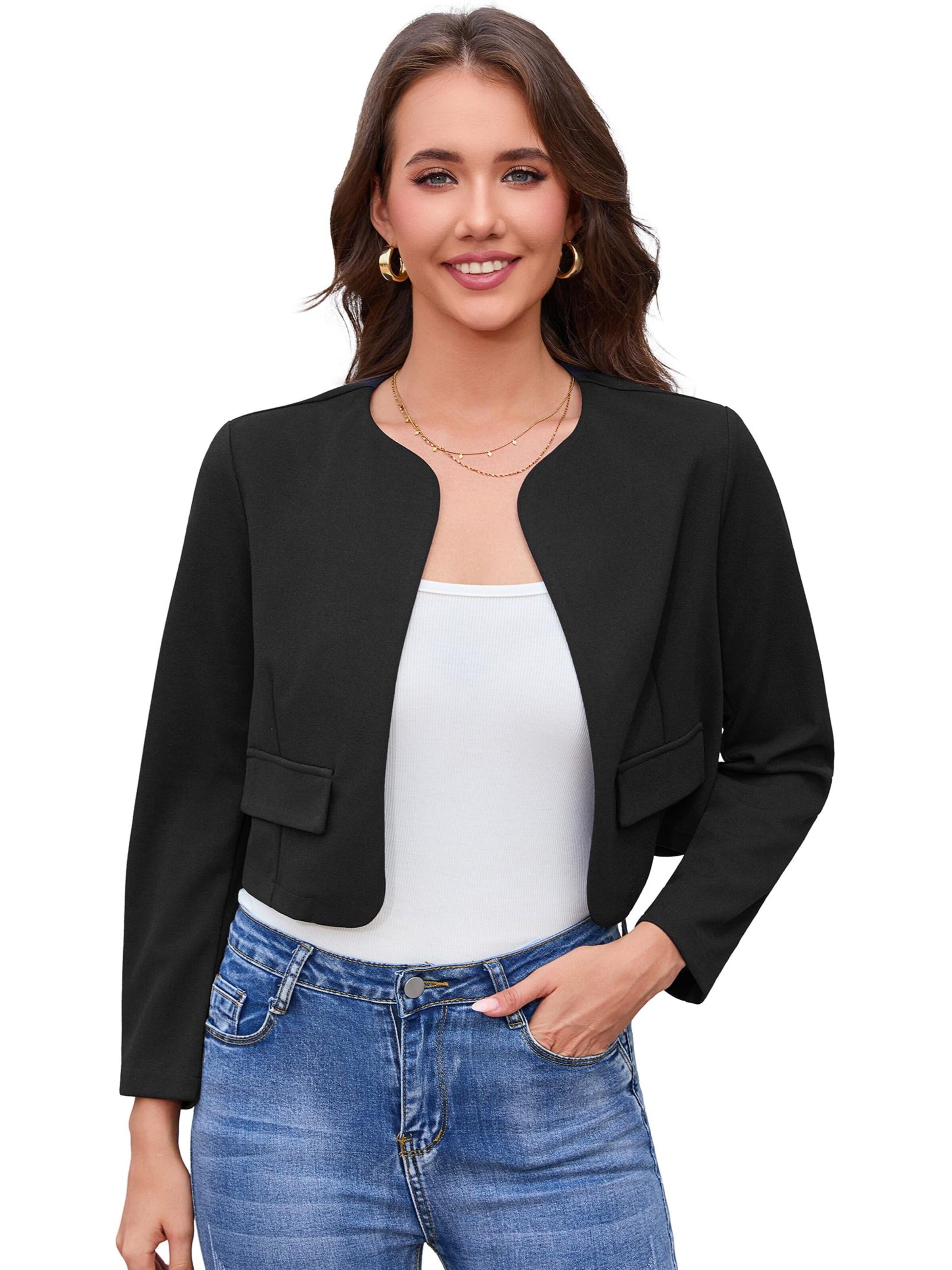 Yesfashion Blazer‌‌‌‌‌‌‌‌‌‌ in Schwarz: Vorderseite