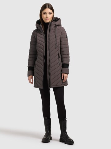 khujo Winter Coat 'Nita4' in Grey