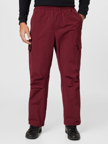 ADIDAS ORIGINALS Cargo trousers in Red: front