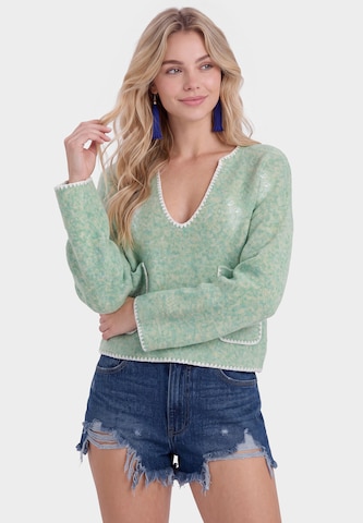 IZIA - Jersey en verde: frente