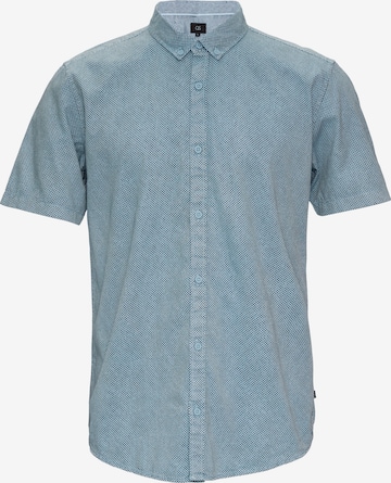 QS Hemd in Blau: Vorderseite