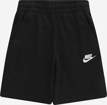 Nike Sportswear regular Παντελόνι 'CLUB' σε μαύρο: μπροστά