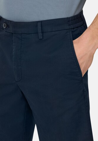 Boggi Milano Normální Chino kalhoty – modrá